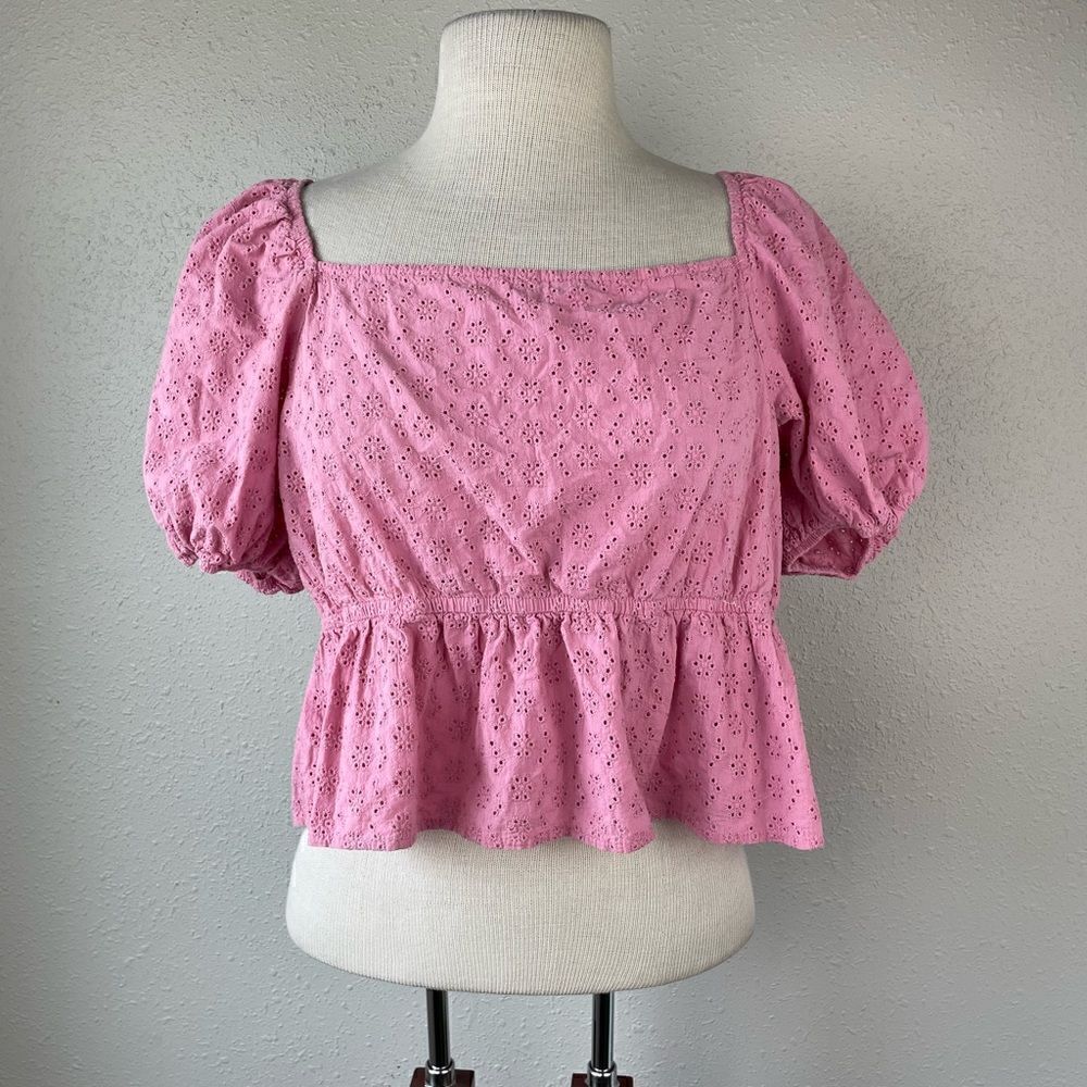 Wild Fable Pink Crop Tip Size XL EUC